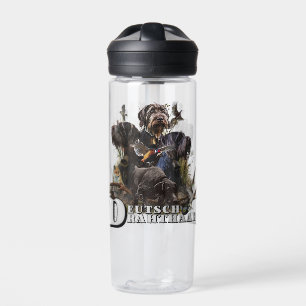 The German Wirehaired Pointer Water Bottle