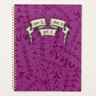 The GET IT Planner in Purple