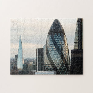 The Gherkin & The Shard London Urban Panorama Jigsaw Puzzle