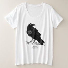 The Ghost In My Machine "Raven" T-Shirt - Plus Plus Size T-Shirt