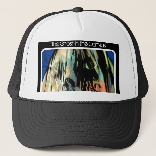 'The Ghost in the Canvas' Trucker Hat (Front)
