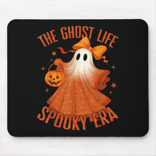 The Ghost Life Soky Era Halloween Ghost Costume Wo Mouse Pad (Front)