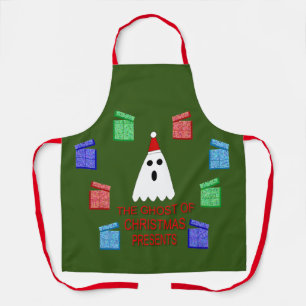The Ghost of Christmas Presents Funny Apron