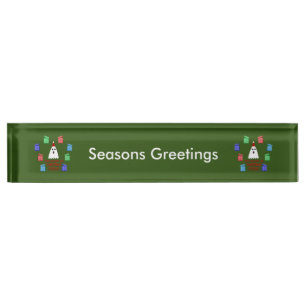 The Ghost of Christmas Presents Funny Custom Nameplate