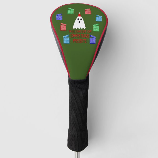 The Ghost of Christmas Presents Funny Golf Head Cover (Front)