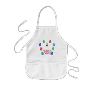 The Ghost of Christmas Presents Funny Kids Apron