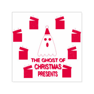 The Ghost of Christmas Presents Funny Self-inking Stamp