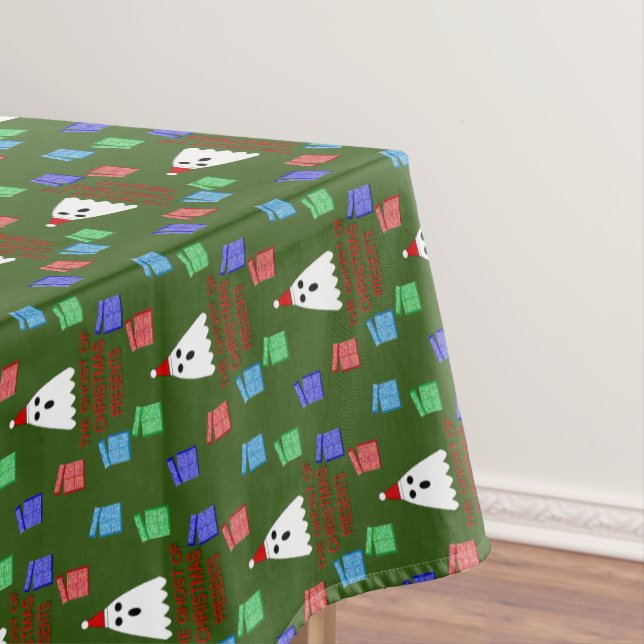 The Ghost of Christmas Presents Funny Tablecloth (In Situ)