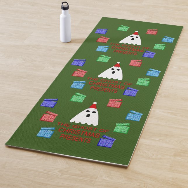 The Ghost of Christmas Presents Funny Yoga Mat (In Situ)