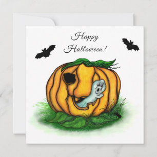 The Ghost of Halloween , Bat , Ghost and Spider