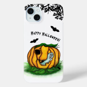 The Ghost of Halloween , Bat , Ghost and Spider iPhone 15 Mini Case