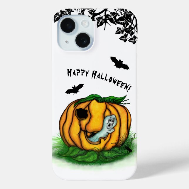 The Ghost of Halloween , Bat , Ghost and Spider Case-Mate iPhone Case (Back)
