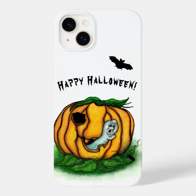 The Ghost of Halloween , Bat , Ghost and Spider Case-Mate iPhone Case (Back)