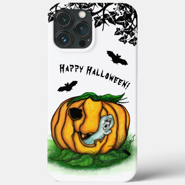 The Ghost of Halloween , Bat , Ghost and Spider Case-Mate iPhone Case (Back)