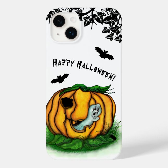 The Ghost of Halloween , Bat , Ghost and Spider Case-Mate iPhone Case (Back)