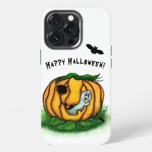 The Ghost of Halloween , Bat , Ghost and Spider iPhone 13 Pro Case
