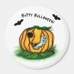 The Ghost of Halloween , Bat , Ghost and Spider Magnet