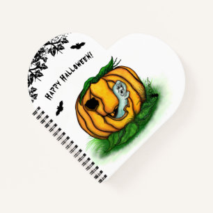 The Ghost of Halloween , Bat , Ghost and Spider Notebook