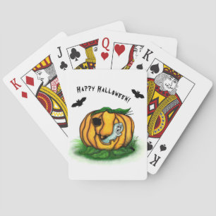 The Ghost of Halloween , Bat , Ghost and Spider Playing Cards
