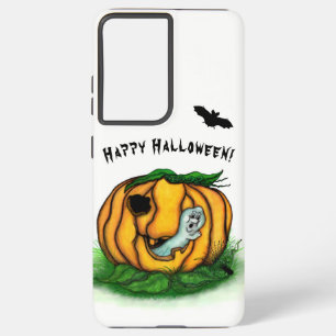 The Ghost of Halloween , Bat , Ghost and Spider Samsung Galaxy Case