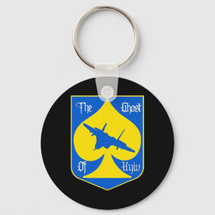 The Ghost Of Kyiv Kiev Ukraine Ace Fighter Pilot Key Ring