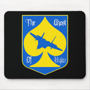 The Ghost Of Kyiv Kiev Ukraine Ace Fighter Pilot Mouse Pad