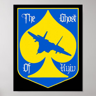 The Ghost Of Kyiv Kiev Ukraine Ace Fighter Pilot Poster