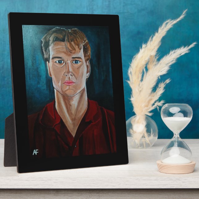The Ghost Painting by Alfred Fox Plaque (Side)