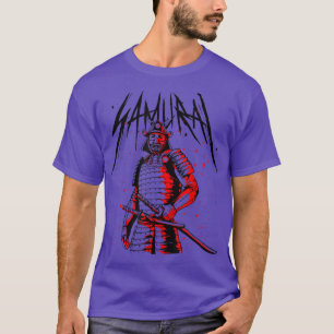 The Ghost Samurai Mask Warrior Samurai Swords Bush T-Shirt