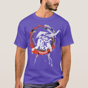 The Ghost Samurai Mask Warrior Samurai Swords Bush T-Shirt