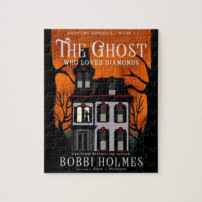 The Ghost Who Loved Diamonds Book Cover Puzzle (Vertical)