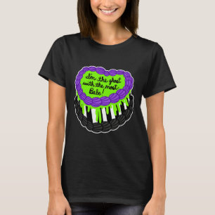 The Ghost With The Most Babe Halloween Cake Design T-Shirt