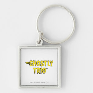 The Ghostly Trio Logo Key Ring