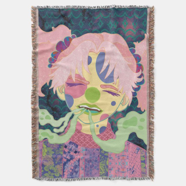 The Ghosts Inside of Me Throw Blanket (Front Vertical)