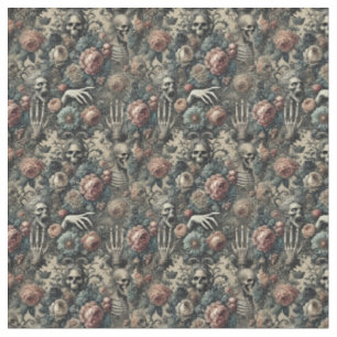 The Ghoul’s Gambit – Gothic Victorian Dense Tile Fabric