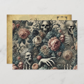 The Ghoul’s Gambit – Gothic Victorian Holiday Postcard