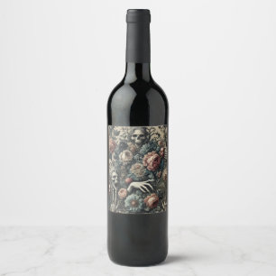 The Ghoul’s Gambit – Gothic Victorian Wine Label