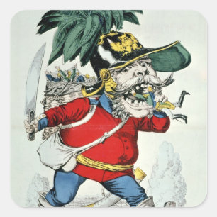 The Giant German Ogre Square Sticker