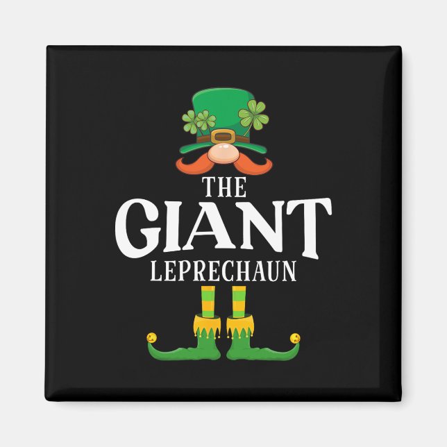 The Giant Leprechaun St Patricks Day Matching  Magnet (Front)