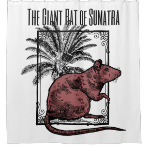 The Giant Rat of Sumatra Holmesian Sherlock Holmes Shower Curtain
