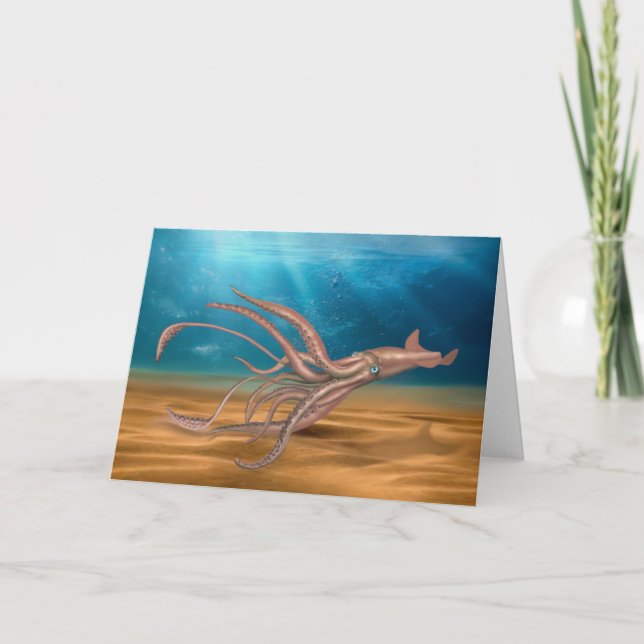 THE GIANT SQUID CARD (Front)