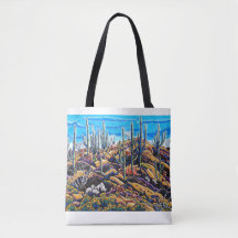 The Giants of the Desert All Over Print Tote Bag