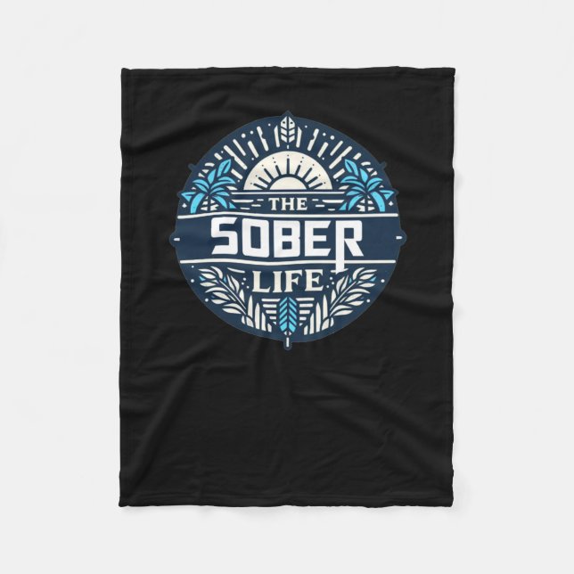 The Gift Of Sobriety  Fleece Blanket (Front)