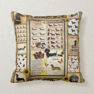The Gifts For Dachshund Dog Lovers Cushion