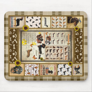 The Gifts For Dachshund Dog Lovers Mouse Pad