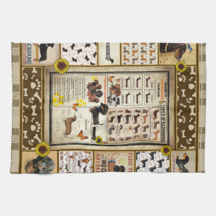 The Gifts For Dachshund Dog Lovers Tea Towel