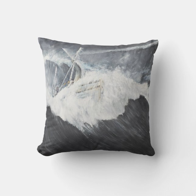 The Gigantic Wave Cushion (Front)
