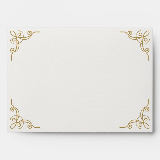 The Gilded Garden Wedding Envelope (Front)