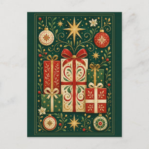 The Gilded Gift Gallery Holiday Postcard