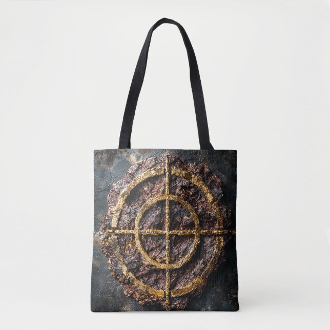 The Gilded Sigil Tote Bag (Front)